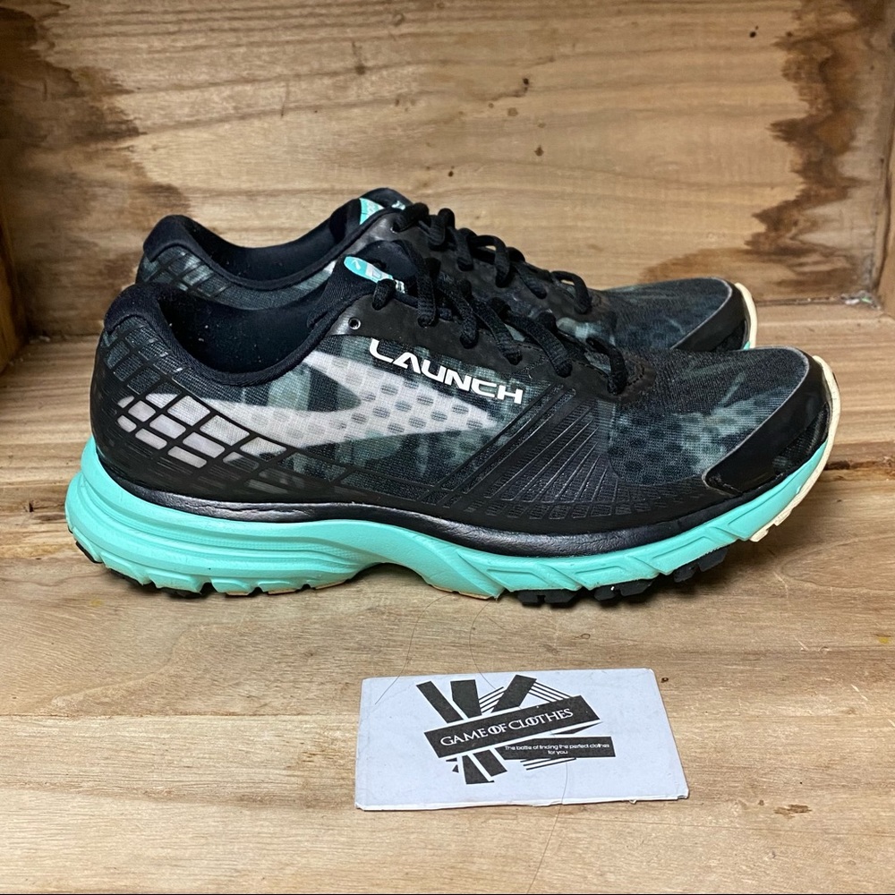 Brooks Launch Black Teal Women's Running Shoes